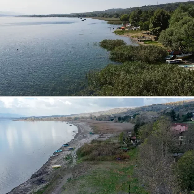 Sapanca Gölü'nde Su Seviyesi Düşüşü Endişe Yarattı